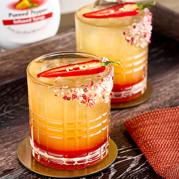 Real Pepper Puree Infused Syrup 16.9 fl. oz. - 6/Case