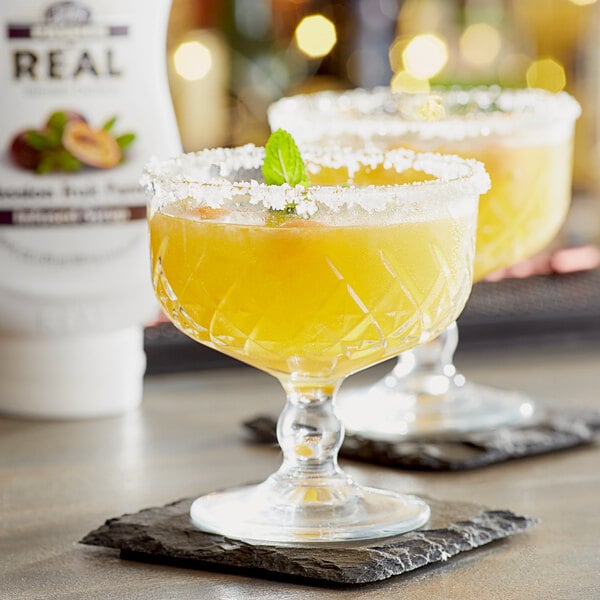 Real Passion Fruit Puree Infused Syrup 16.9 fl. oz. - 6/Case