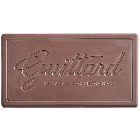 Guittard 10 lb. French Vanilla 54% Dark Chocolate Bar - 5/Case