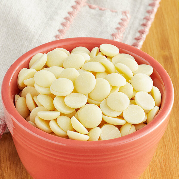 Callebaut Recipe W2 White Chocolate Callets™ 5.5 lb. - 8/Case