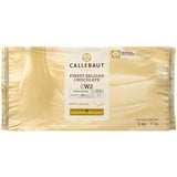 Callebaut Recipe CW2 White Chocolate Block 11 lb. - 5/Case