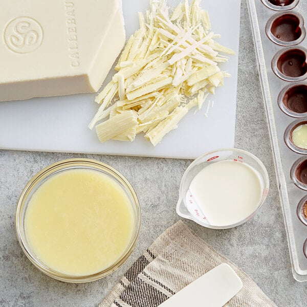Callebaut Recipe W2 White Chocolate Block 11 lb. - 5/Case