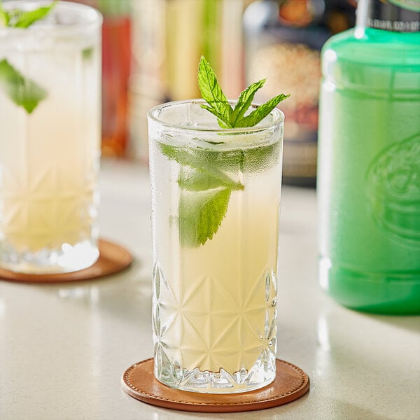 Finest Call 1 Liter Premium Single Pressed Lime Juice - 12/Case