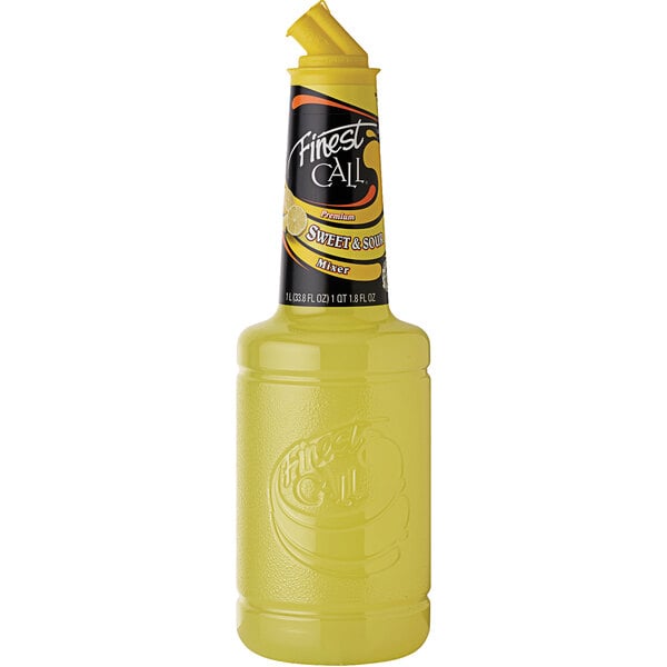 Finest Call 1 Liter Premium Sweet and Sour Mix - 12/Case