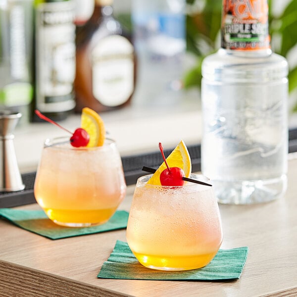 Finest Call 1 Liter Premium Triple Sec Syrup - 12/Case