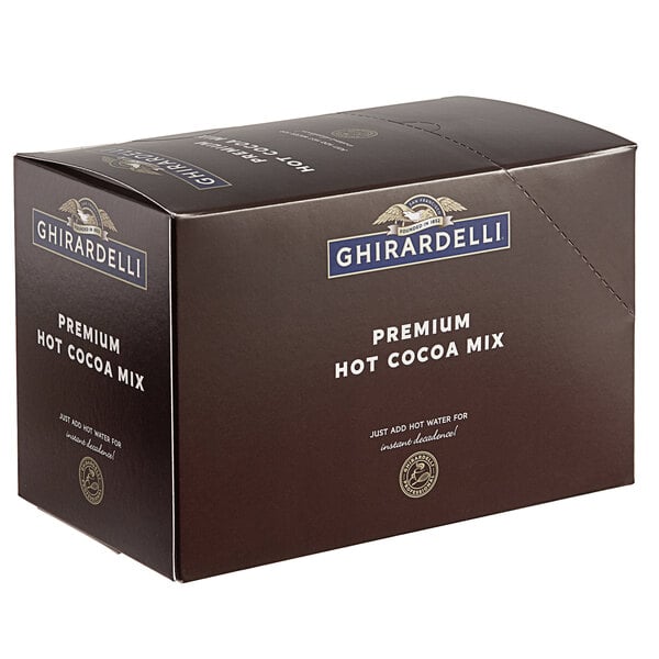 Ghirardelli Premium Hot Cocoa Mix Packet - 90/Case