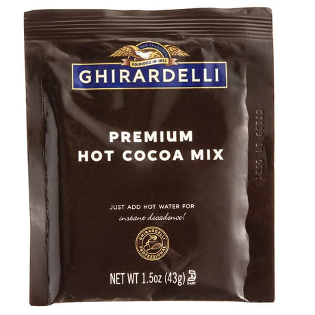Ghirardelli Premium Hot Cocoa Mix Packet - 90/Case
