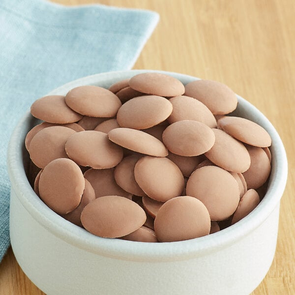 Cacao Barry Heritage Lactee Barry Equilibre Milk Chocolate Pistoles 11 lb. - 4/Case