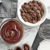 Cacao Barry Purete Extra-Bitter Guayaquil Dark Chocolate Pistoles 11 lb. - 4/Case
