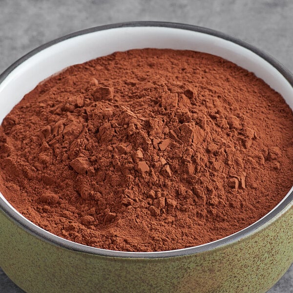 Cacao Barry High Fat 22/24% Dutched Cocoa Powder 11 lb. - 2/Case