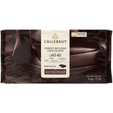 Callebaut Recipe L 60/40 Dark Chocolate Block 11 lb. - 5/Case