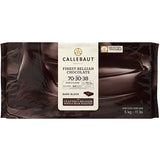 Callebaut Recipe 70/30 Dark Chocolate Block 11 lb. - 5/Case
