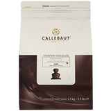Callebaut N811 Dark Chocolate Callets™ for Fountains 5.5 lb. - 8/Case