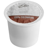Ellis 100% Colombian Coffee Single Serve Cups - 96/Case