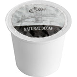Ellis Natural Decaf Coffee Single Serve Cups - 96/Case