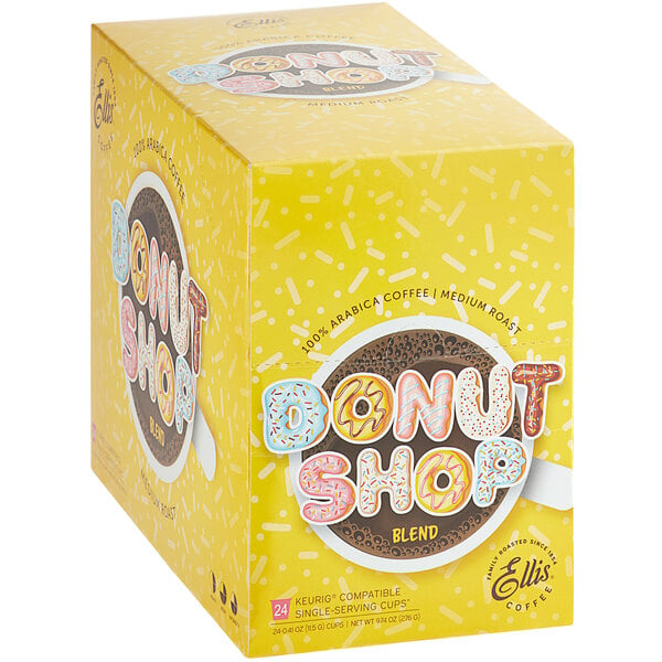 Ellis Donut Shop Blend Coffee Single Serve Cups - 96/Case