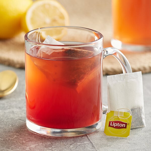 Lipton Lemon Herbal Tea Bags - 168/Case
