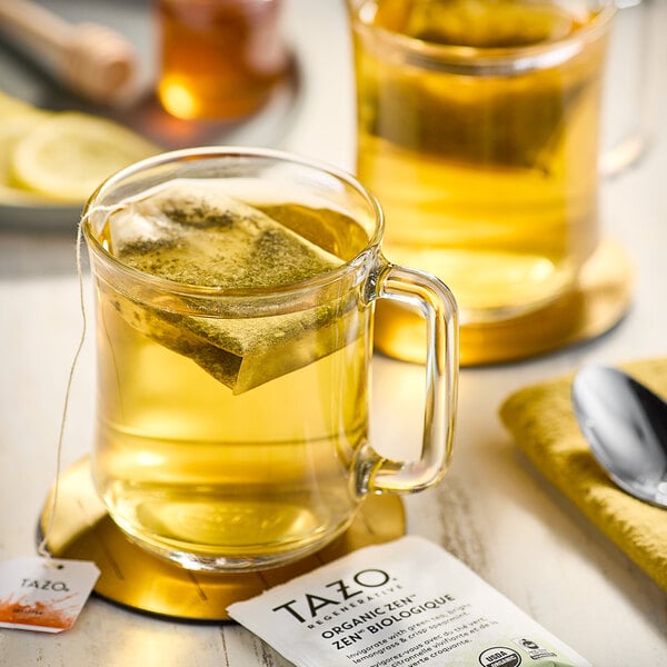 Tazo Organic Zen Green Tea Bags - 96/Case