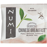 Numi Organic Chinese Breakfast Tea Bags - 108/Case