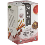 Numi Organic Golden Chai Tea Bags - 108/Case