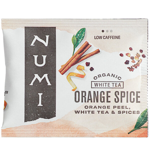 Numi Organic Orange Spice Tea Bags - 96/Case