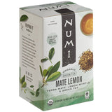 Numi Organic Mate Lemon Tea Bags - 108/Case