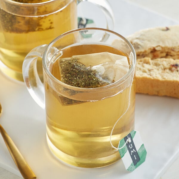Numi Organic Mate Lemon Tea Bags - 108/Case