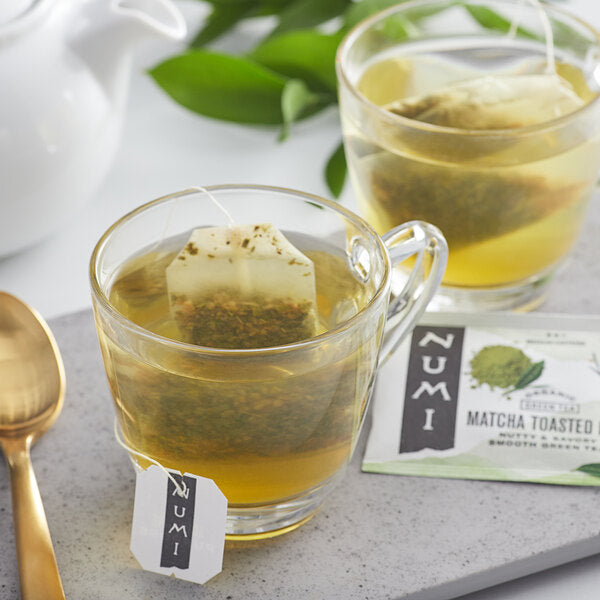 Numi Organic Matcha Toasted Rice Tea Bags - 108/Case