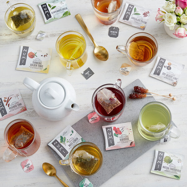 Numi Organic Hibiscus Tea Bags - 96/Case