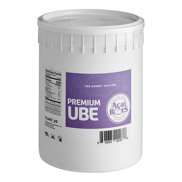 Acai Roots Ube Sorbet 3 Gallon