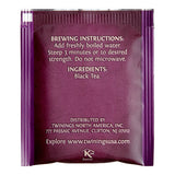 Twinings Darjeeling Tea Bags - 120/Case