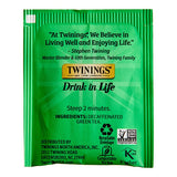 Twinings Green Decaffeinated Tea Bags - 120/Case