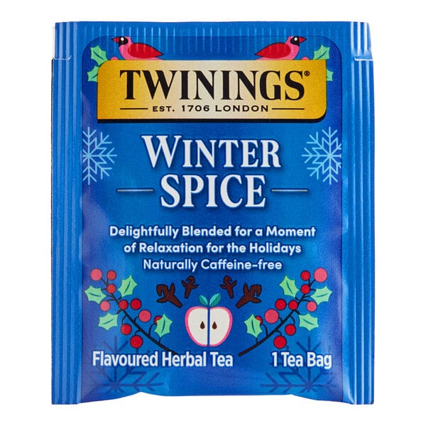 Twinings Winter Spice Herbal Tea Bags - 120/Case