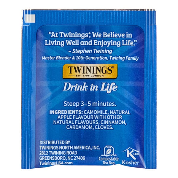 Twinings Winter Spice Herbal Tea Bags - 120/Case