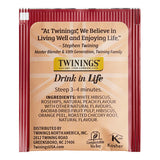 Twinings Peach & Orange Herbal Tea Bags - 120/Case