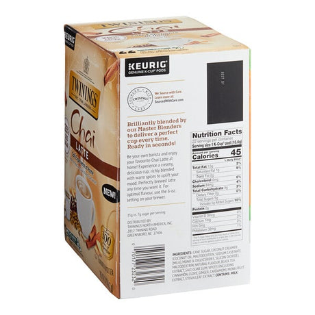 Twinings Chai Latte Single Serve Keurig® K-Cup® Pods - 88/Case