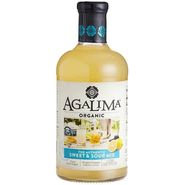 Agalima 1 Liter Organic Sweet and Sour Mix - 6/Case