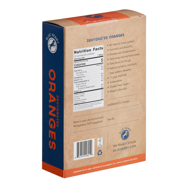 Blue Henry Dried Orange Slices - 760/Case