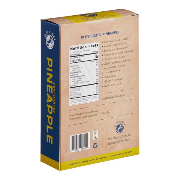 Blue Henry Pineapple Slices - 456/Case