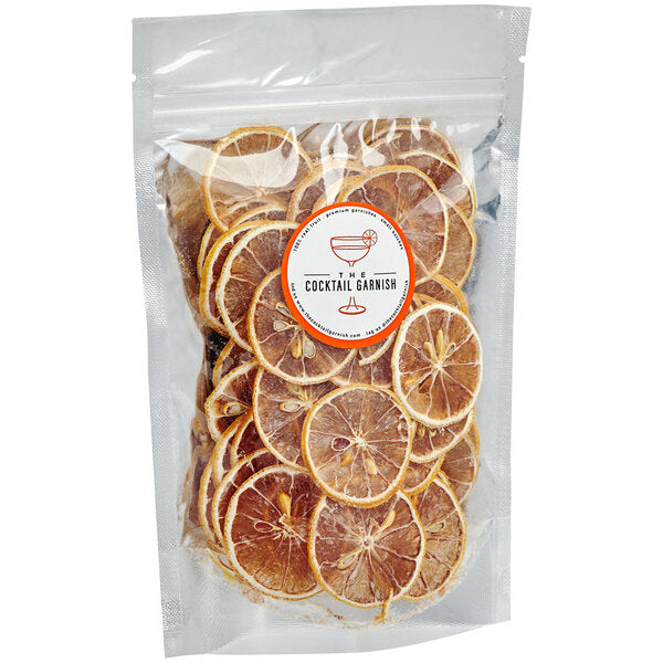 The Cocktail Garnish Dried Lemon Slices - 500/Case