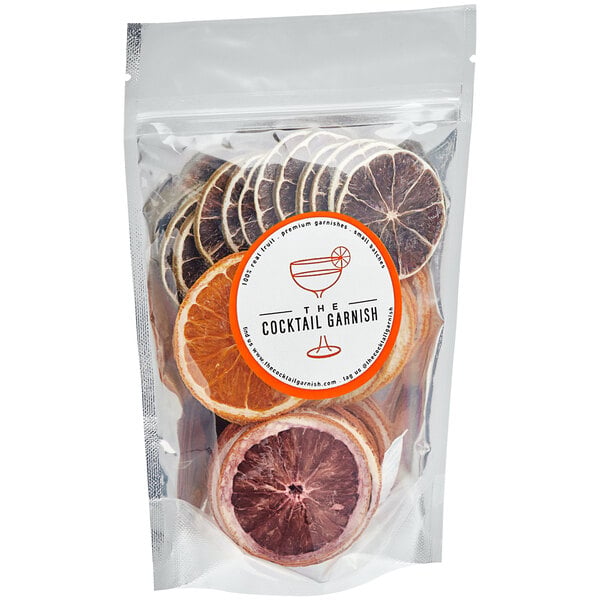The Cocktail Garnish Dried Citrus Blend - 300/Case