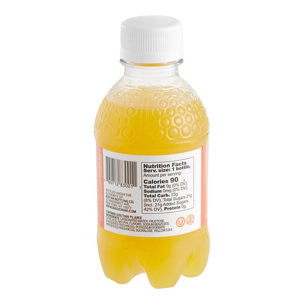 Boylan Bottling Co. Mash Ripe Mango Blood Orange Sparkling Fruit Beverage 16 fl. oz. - 12/Case