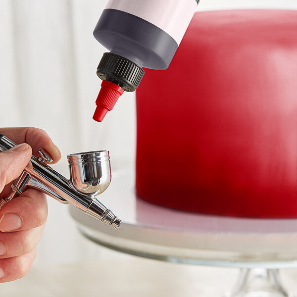 Chefmaster 9 oz. Super Red Airbrush Color - 12/Case