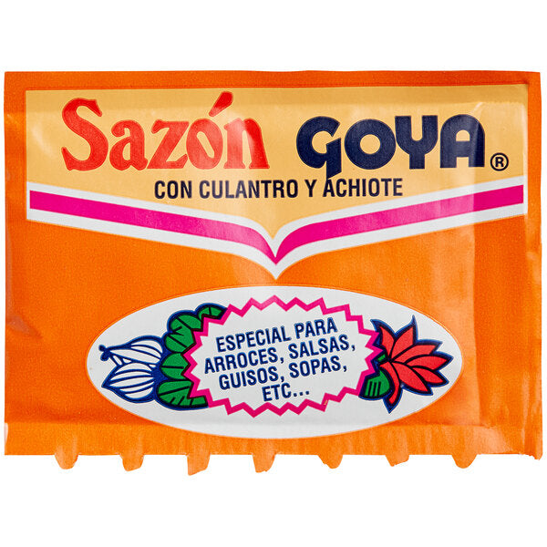 Goya Sazon Seasoning Packets 6.33 oz. - 540/Case