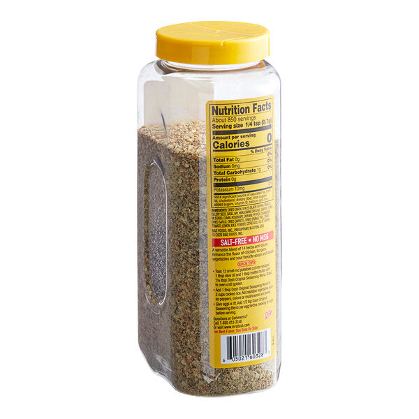 Dash Salt-Free Original Seasoning 21 oz. - 6/Case
