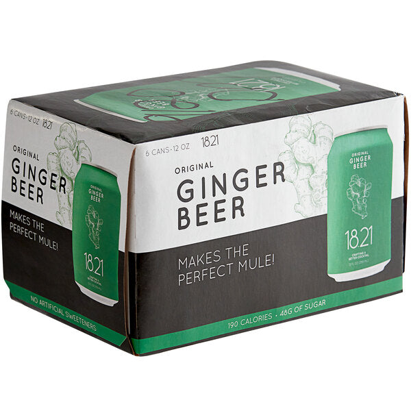 18.21 Bitters Ginger Beer 12 fl. oz. - 24/Case