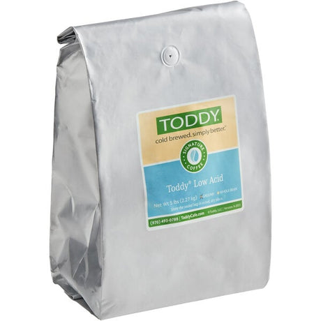 Toddy® Blend Low Acid Cold Brew Coarse Ground Coffee 5 lb. - 6/Case