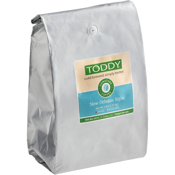 Toddy® New Orleans Style Cold Brew Coarse Ground Coffee 5 lb. - 6/Case