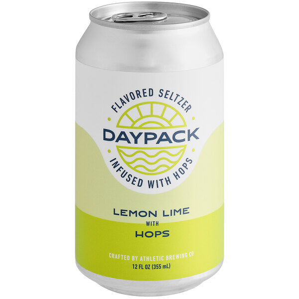 DayPack Lemon Lime Non-Alcoholic Sparkling Hop Water 12 fl. oz. - 24/Case
