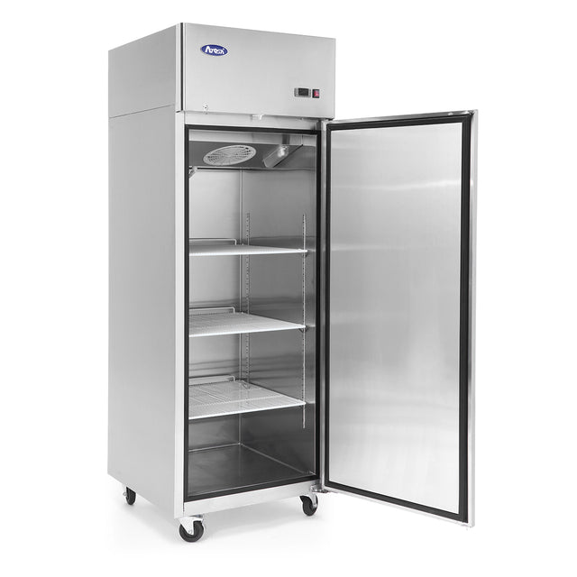 Atosa MBF8004GR Reach-In Top Mount Refrigerator 28-7/8"W x 33-1/4"D x 82-7/8"H with Locking Solid Door